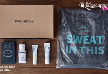 April 2016 Bircxhbox Man Review - Box Contents