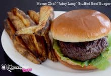Home Chef May 2016 Review - Juicy Lucy Burger