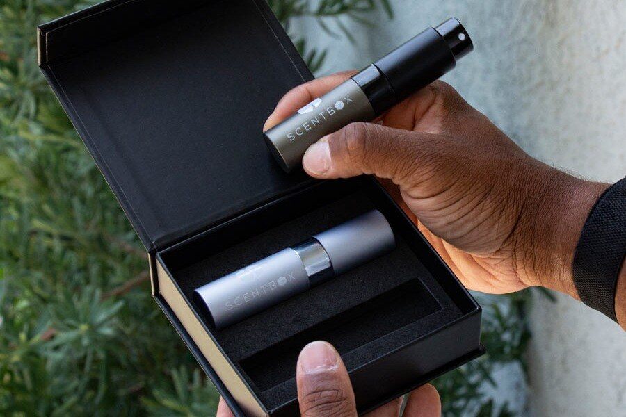 ScentBox atomizers in a gift box