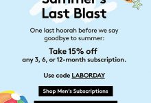 Birchbox & BirchboxMan Labor Day Sale: Save 15%