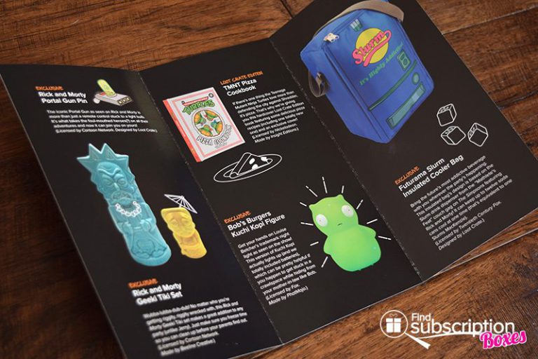 July 2017 Loot Crate DX Review - Animation - Brochure