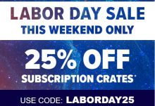 Loot Crate Labor Day Sale - Save 25% OFF Subscription Crates
