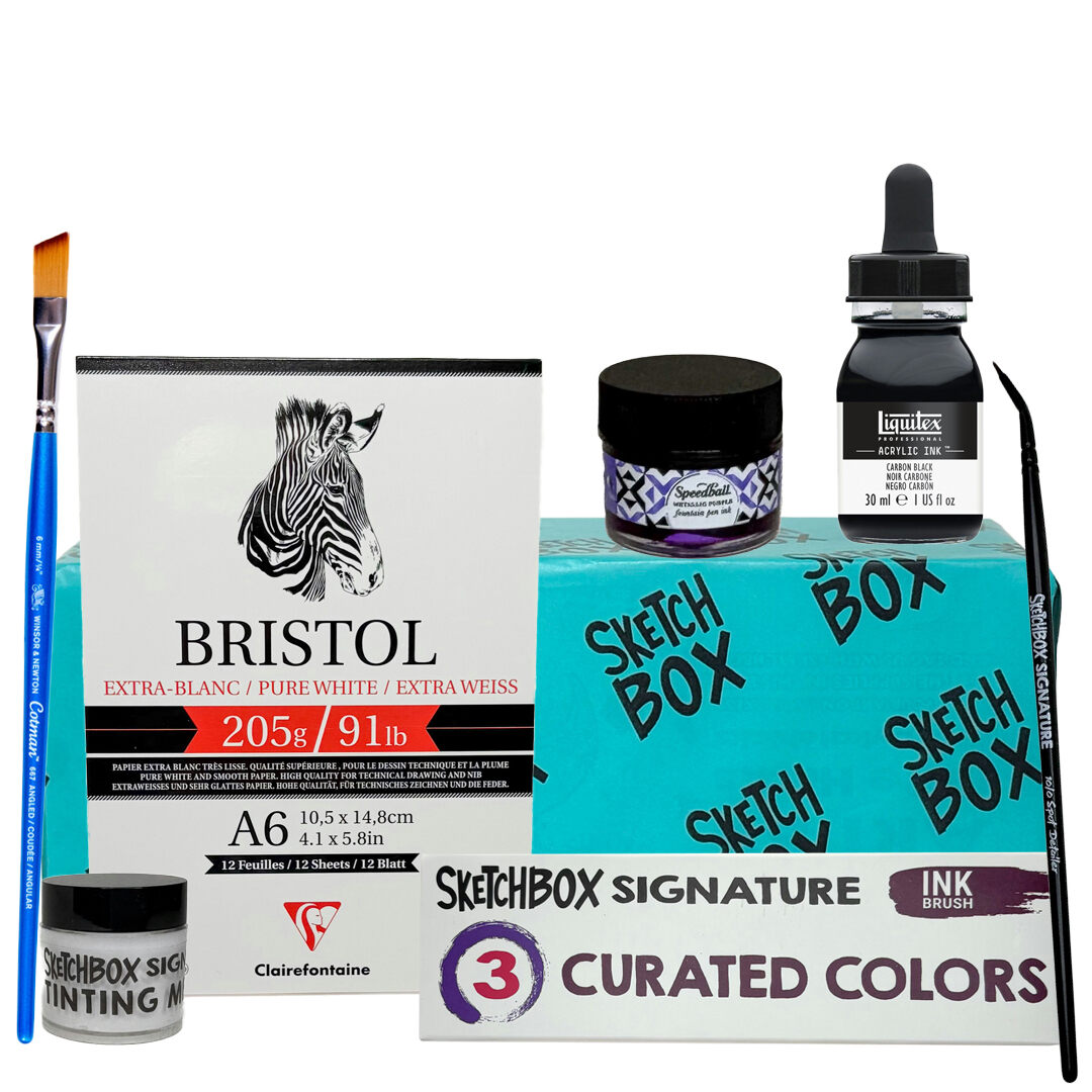 SketchBox Inkspiration Premium art supplies