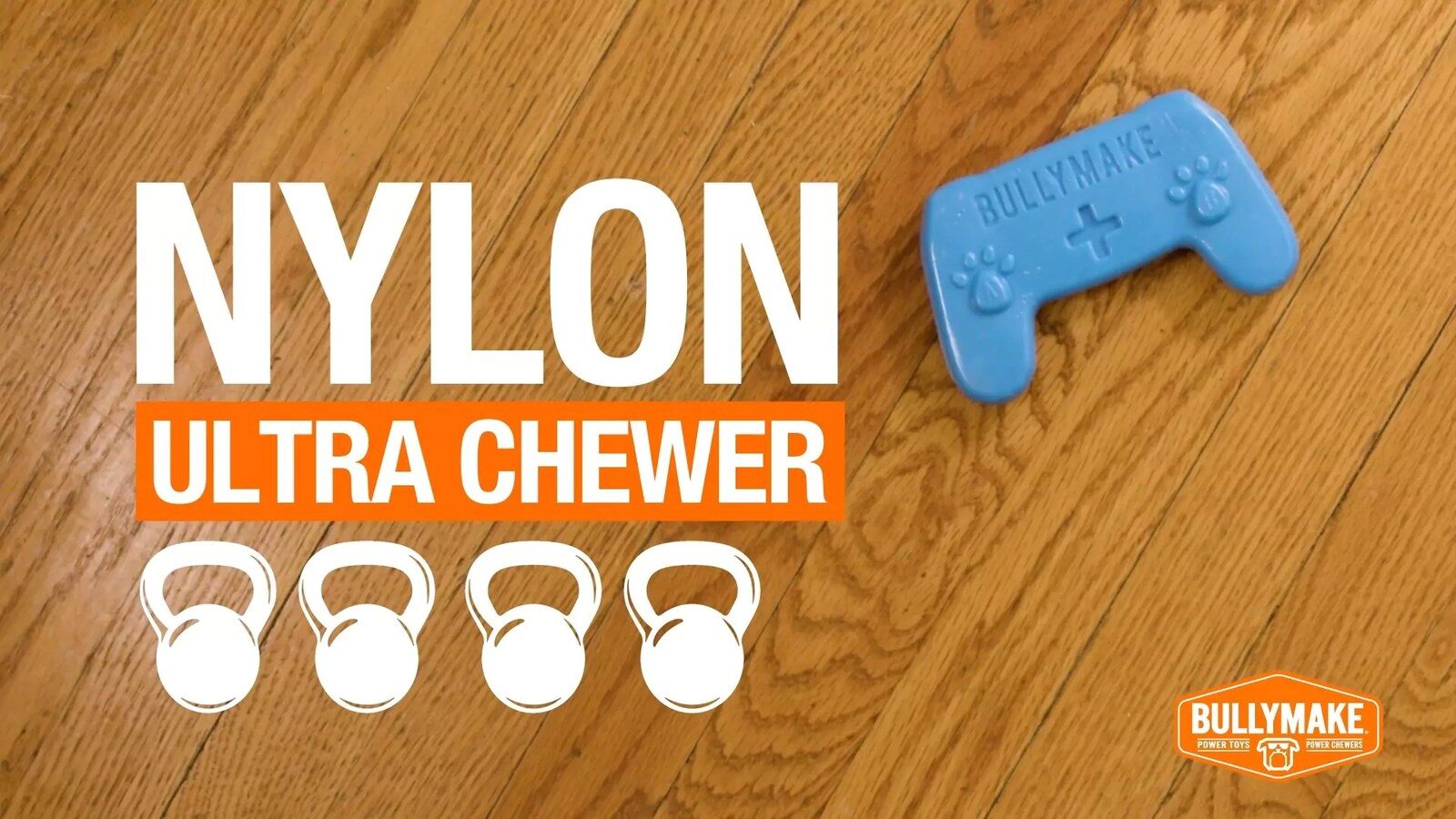Bullymake nylon ultra chewer toy shaped like a game controller