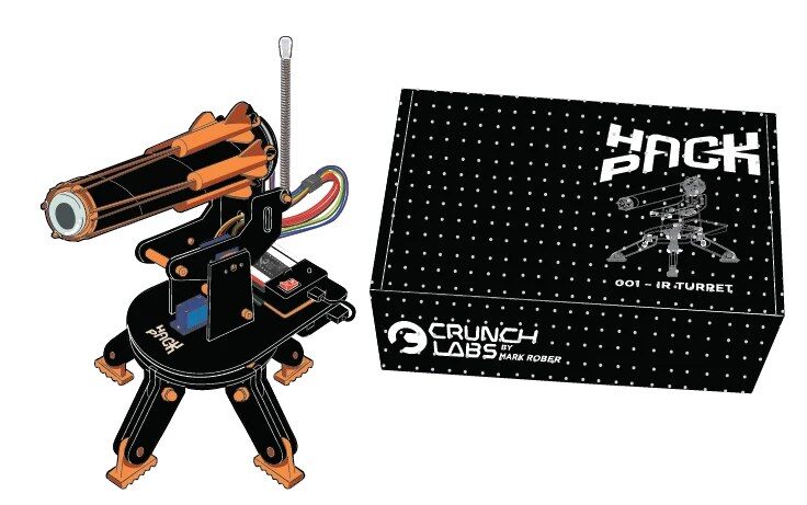 CrunchLabs Hack Pack turret project
