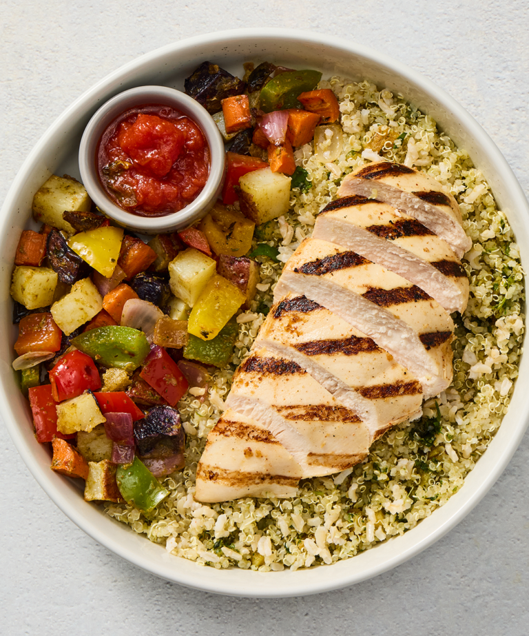 Factor shakshuka style chicken meal