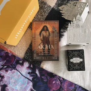 Aicha by Soraya Bouazzaoui full box (Illumicrate 'Where My Demons Hide' Exclusive) full box contents image
