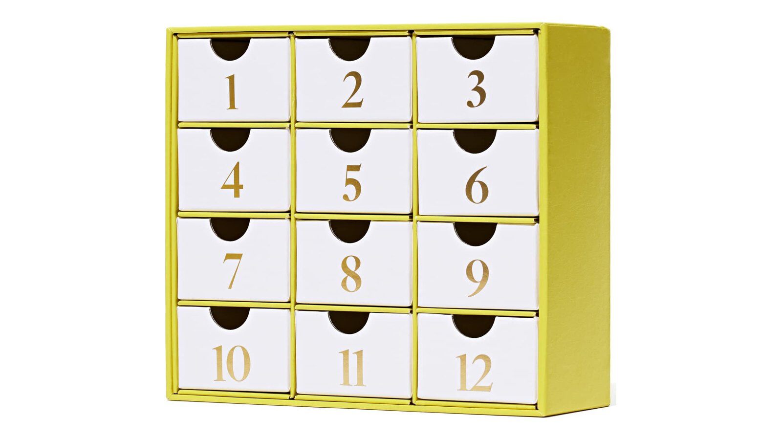 Kendra Scott 2026 12 Days of Joy Bestsellers Box open with 12 numbered drawers