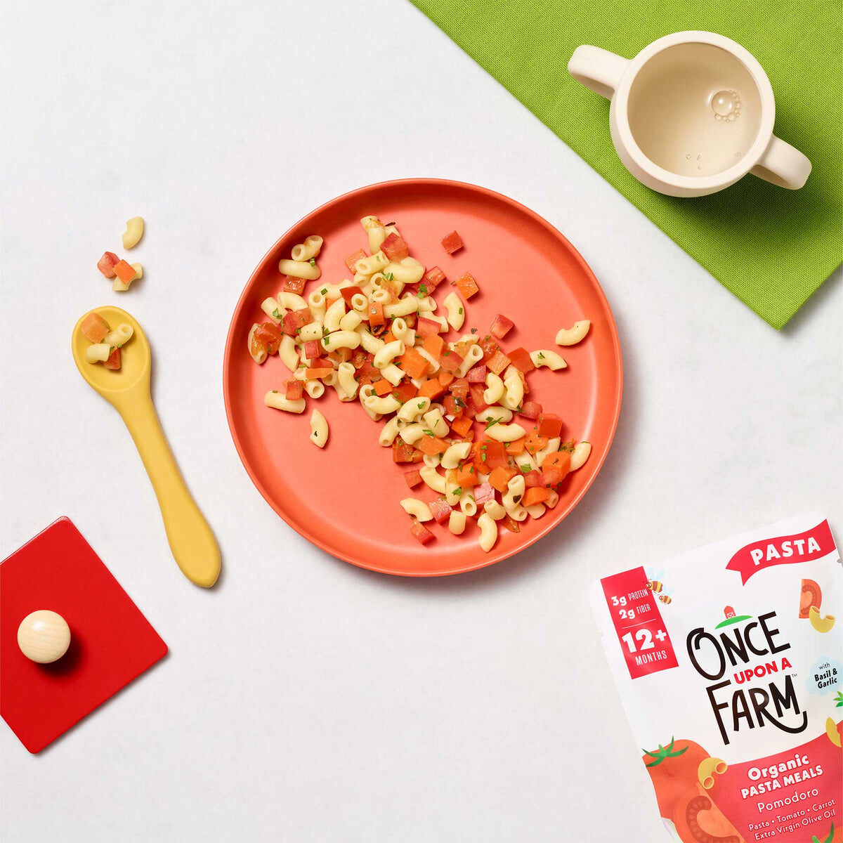 Once Upon a Farm pasta pomodoro frozen meal for kids
