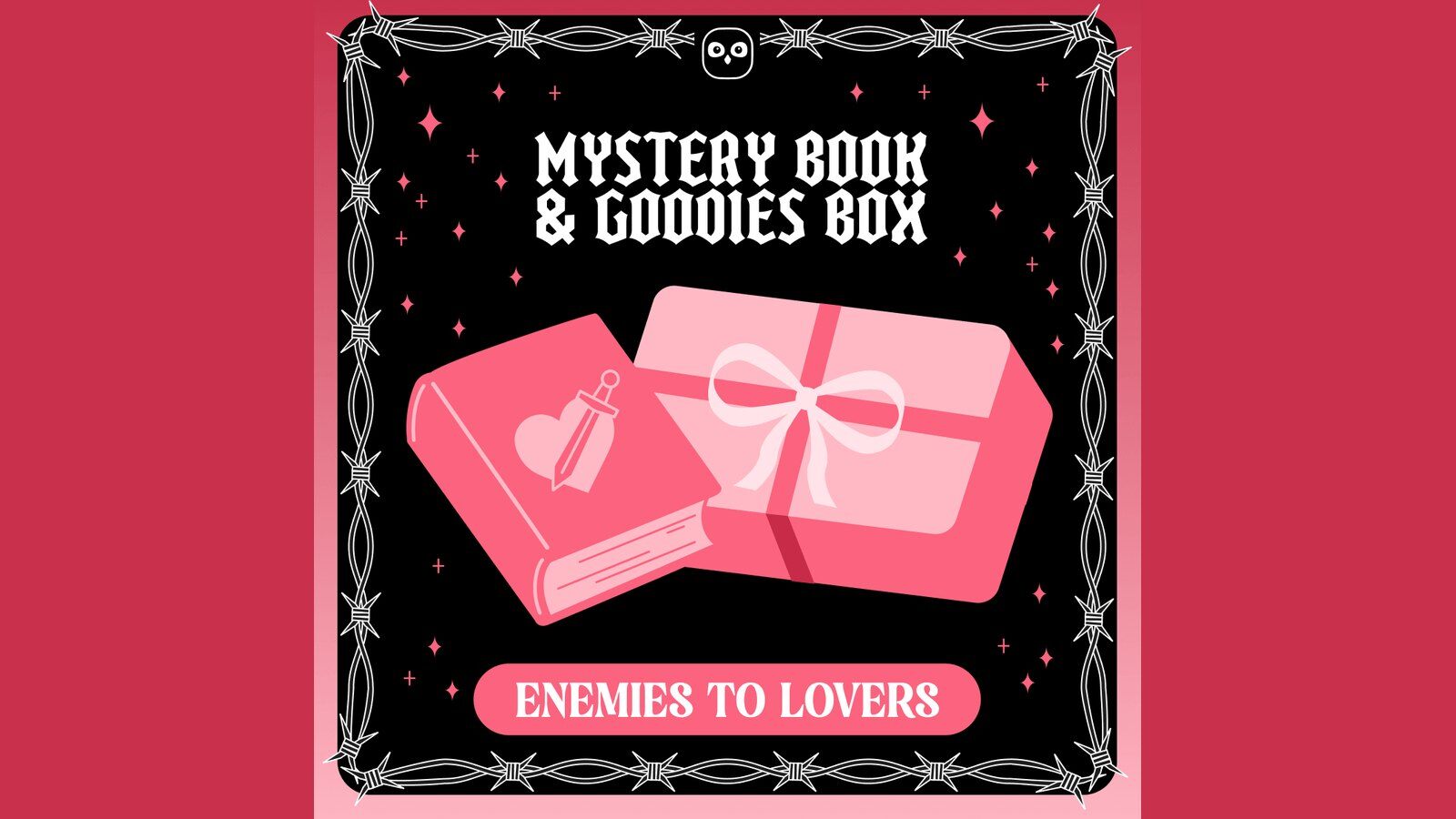 OwlCrate Mystery Book and Goodies Box Enemies to Lovers for Morally Gray Friday 2026